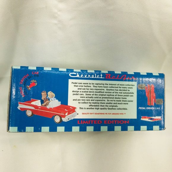 Gearbox 1997 Vintage 1957 Chevy Bel Air Convertible Serial #04296 Pedal Car New - Picture 5 of 11